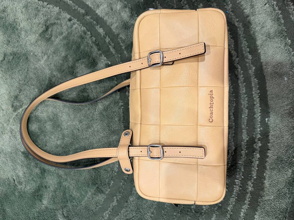 Coachtopia Alter Ego Larger Satchel Bag in Tan